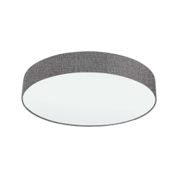 Φωτιστικό Οροφής - Πλαφονιέρα 97613 Grey Pasteri Eglo Μέταλλο,Ύφασμα