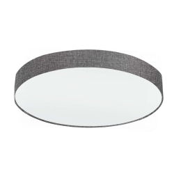 Φωτιστικό Οροφής - Πλαφονιέρα 97617 Grey Pasteri Eglo Μέταλλο,Ύφασμα