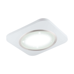 Πλαφονιέρα Led 97661 White Puyo-S Eglo Μέταλλο,Πλαστικό