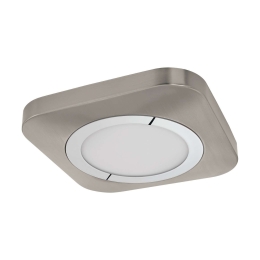 Πλαφονιέρα Led 96395 Silver Puyo Eglo Μέταλλο,Πλαστικό