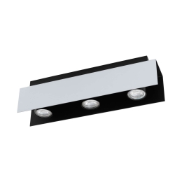 Φωτιστικό Σποτ Led 97396 Black - Silver Viserba Eglo Μέταλλο