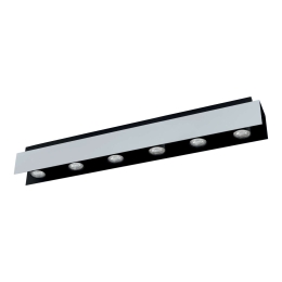 Φωτιστικό Σποτ Led 97964 Black - Silver Viserba Eglo Μέταλλο