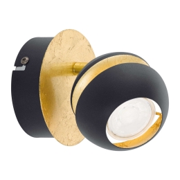 Φωτιστικό Σποτ Led 95482 Black - Gold Nocito Eglo Μέταλλο
