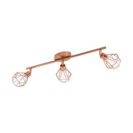 Φωτιστικό Σποτ Led 95547 Copper Zapata Eglo Μέταλλο,Γυαλί