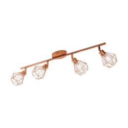 Φωτιστικό Σποτ Led 95548 Copper Zapata Eglo Μέταλλο,Γυαλί