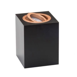Φωτιστικό Σποτ Οροφής S043 Black - Copper Αλουμίνιο