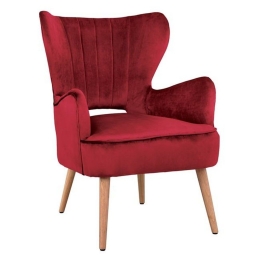 Μπερζέρα Mylie Red 66X75X91 HM8394.06
