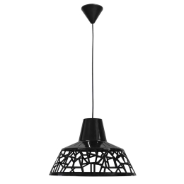 Φωτιστικό Οροφής Κρεμαστό Spider 1/L 35-0001 Black Πλαστικό