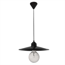 Φωτιστικό Οροφής Κρεμαστό LP-180K 1/L 11-0160 Black Πλαστικό