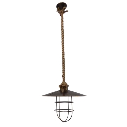 Φωτιστικό Οροφής Κρεμαστό UT-190K Rope 1/L 31-0983 UT-BR Σχοινί