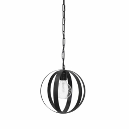 Φωτιστικό Οροφής Κρεμαστό Lama/24 1/L Pendel 34-0068 Black Μέταλλο