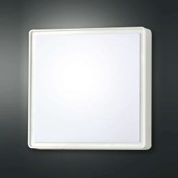 Φωτιστικό Οροφής - Τοίχου Oban 3233-65-102 White Fabas Luce Πλαστικό