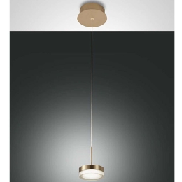 Φωτιστικό Οροφής Dunk 3239-40-119 10x200cm Led 750lm 8W Brass Fabas Luce