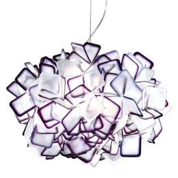 Φωτιστικό Οροφής Clizia Purple Slamp Αλουμίνιο,Πολυπροπυλένιο
