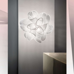 Φωτιστικό Οροφής-Πλαφονιέρα Led La Belle Etoile White Slamp Αλουμίνιο,Πολυπροπυλένιο