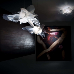Φωτιστικό Οροφής Led New Etoile Small Prisma Slamp Αλουμίνιο,Πολυπροπυλένιο