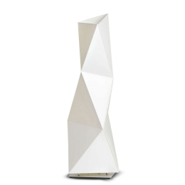 Φωτιστικό Δαπέδου Diamond M White Slamp Αλουμίνιο,Πολυπροπυλένιο