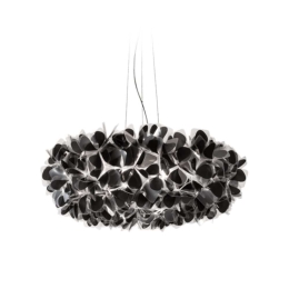 Φωτιστικό Οροφής Clizia Large Mama Non Mama 78cm E27 4x12W Black - Transparent Wire Slamp Cristalflex