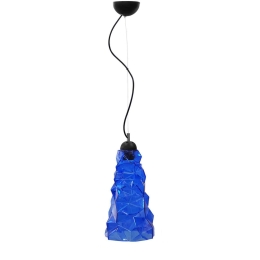 Φωτιστικό Οροφής GL-5030/18 1/L 02-0221 Blue Ice Heronia Κρύσταλλο,Μέταλλο