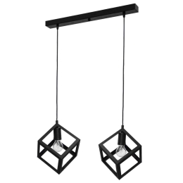 Φωτιστικό Οροφής - Ράγα Kyvos 2/L Raga Black 34-0054 Heronia Μέταλλο