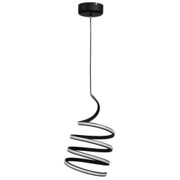 Φωτιστικό Οροφής Spiral Led Α' Black 01-0244 Heronia Μέταλλο