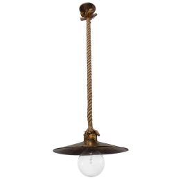 Φωτιστικό Οροφής UT-180Κ Rope UT-Bronze 31-0973 Heronia