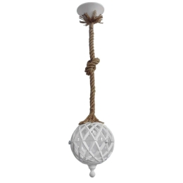 Φωτιστικό Οροφής LP-520Κ Rope UT-White 31-0519 Heronia