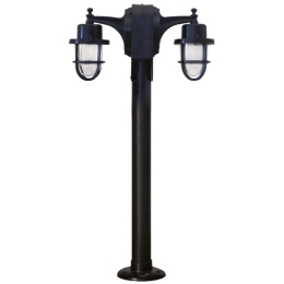 Φωτιστικό Δαπέδου SLP-500ΕΒ 2/L Black 110cm 10-0332 Heronia