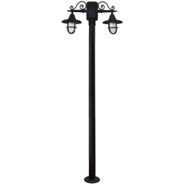 Φωτιστικό Δαπέδου LP-700ΕΒ 2/L Black 200cm 23-0059 Heronia