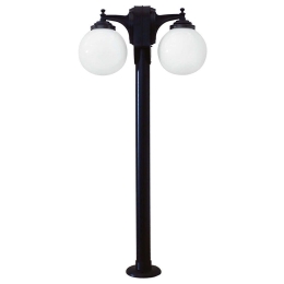 Φωτιστικό Δαπέδου LP-100ΕΒ 2/L 100cm Black 10-0293 Heronia