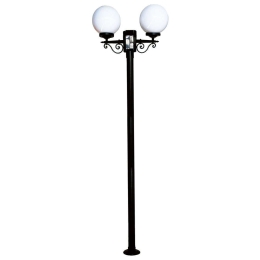 Φωτιστικό Δαπέδου LP-100ΕΒ 2/L 200cm Black 23-0008 Heronia