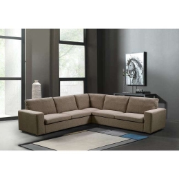 Καναπές Γωνία Πολυμορφικός Pacific Ε9685,2 Brown Ξύλο,Ύφασμα