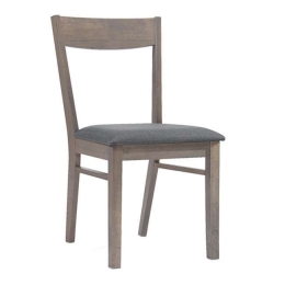 Καρέκλα Ringo Smoke Beech Ε806,1 Grey Σετ 2τμχ Ξύλο,Ύφασμα