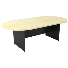 Τραπέζι Συνεδρίου -Α Oval ΕΟ123,2New Dark Grey-Beech