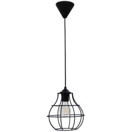 Φωτιστικό Οροφής 34-0265 Fun-50/20 1/L Φ20ΧΗ95 Black Heronia Μέταλλο