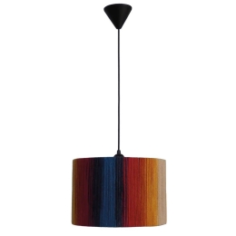 Φωτιστικό Οροφής 31-1258 Fun-70 1/L Rainbow H98XΦ30cm Multi Heronia Μέταλλο