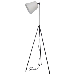 Φωτιστικό Δαπέδου 09-0130 FLB-04 Fun-03 E27  Max H175X26X50cm Black-White Heronia Μέταλλο