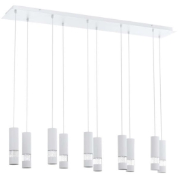 Φωτιστικό Οροφής - Ράγα 39703 Bernabeta GU10/10 White Eglo Μέταλλο,Γυαλί