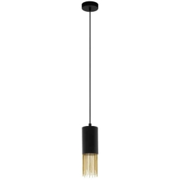 Φωτιστικό Οροφής 39642 Counuzulus E27/1 Black-Brass Eglo Μέταλλο