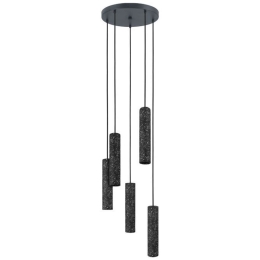 Φωτιστικό Οροφής 39823 Mentalona GU10/5 Anthracite Eglo Μέταλλο,Γυαλί