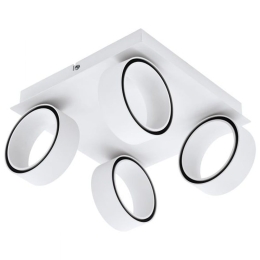 Φωτιστικό Οροφής-Σποτ 39587 Albariza Led/4 White-Chrome Eglo Αλουμίνιο