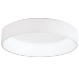 Φωτιστικό Οροφής - Πλαφονιέρα 39287 Marghera Led Ø595 White Eglo Μέταλλο,Πλαστικό