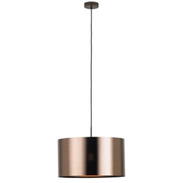 Φωτιστικό Οροφής 39356 Saganto E27/1 Ø450 Bronze-Brown Eglo Μέταλλο,Πλαστικό