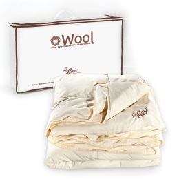 Πάπλωμα The Wool Natural Duvet White La Luna Μονό Μαλλί