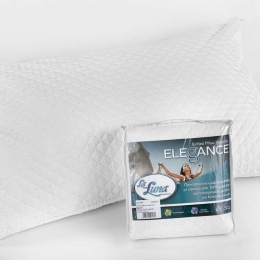 Προστατευτικό Επίστρωμα Καπιτονέ Elegance White La Luna Υπέρδιπλο 160x245cm Πολυέστερ