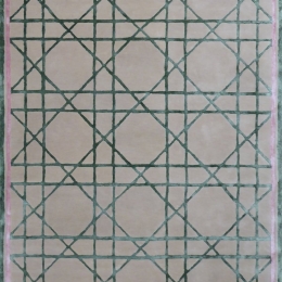 Χαλί London 640-CAN4761 Green-Pink Angelo 200X300cm