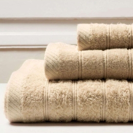 Πετσέτα Colours Beige Melinen Σώματος 80x150cm 100% Βαμβάκι