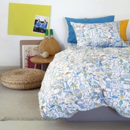 Σεντόνια Παιδικά Σετ 3Τμχ Kids Line Dream Maker Boy Melinen Μονό 165x260cm 100% Βαμβάκι