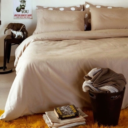 Παπλωματοθήκη Urban Mocca Melinen Μονό 160x245cm 100% Βαμβάκι