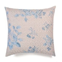 Μαξιλαροθήκη Διακοσμητική Amelia Beige-Blue Melinen 50Χ50 Microfiber